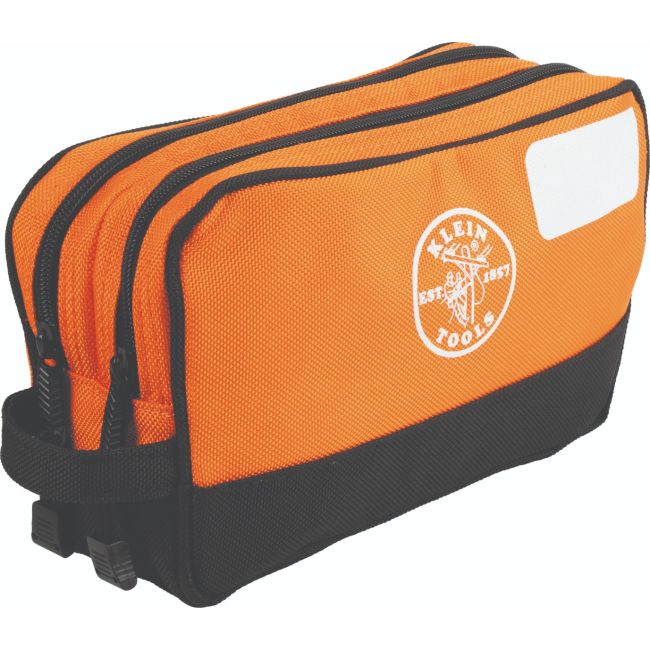 Klein Double Zipper Bag 254 x 152mm - Orange A-55582