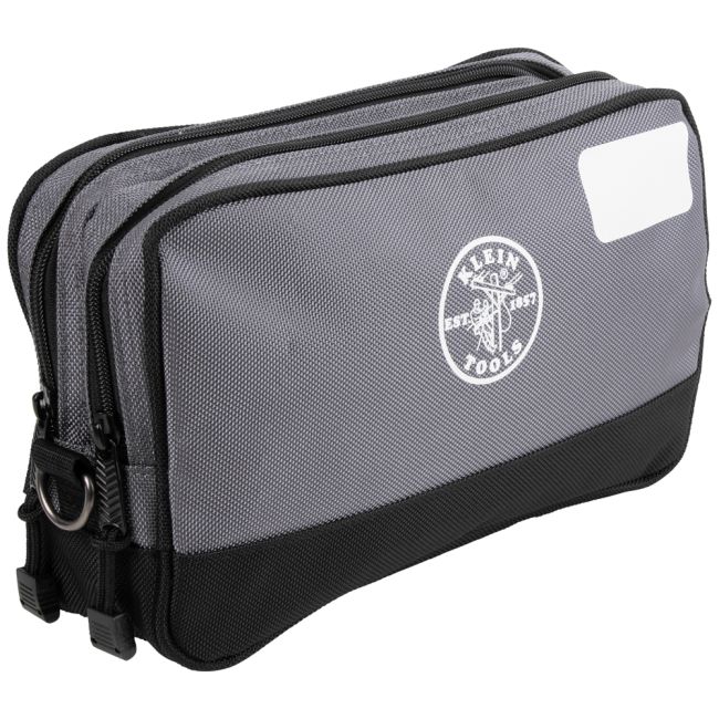 Klein Double Zipper Bag 12X7 Inch A-55583
