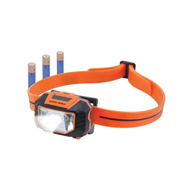 Klein LED Head Lamp 2-mode w/ Hard Hat Strap FL1 A-56220