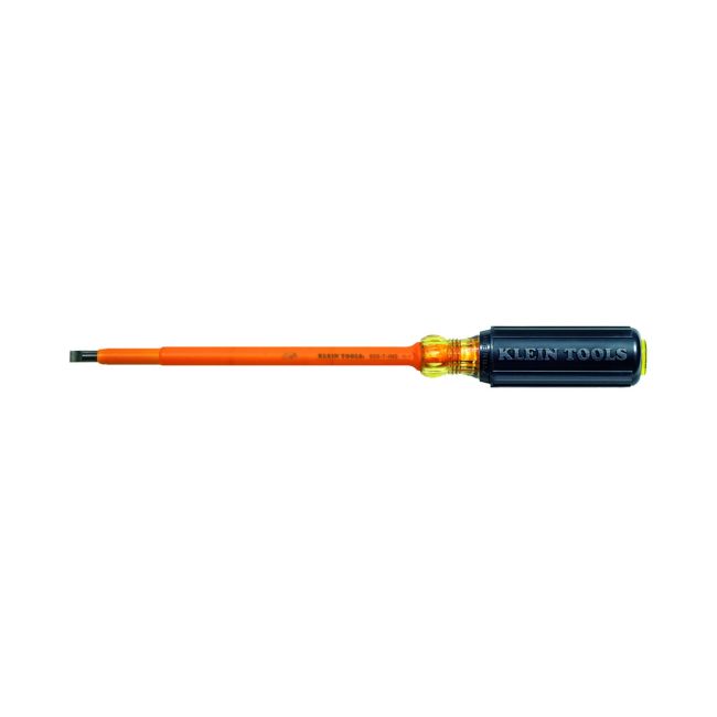 Klein Insulated Screwdriver 0.6 cm Cabinet 18 cm Round Shank A-605-7-INS
