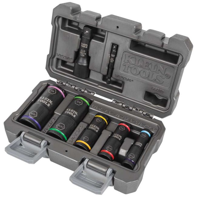 Klein Flip Impact Socket Set 7Pc Imperial A-66070