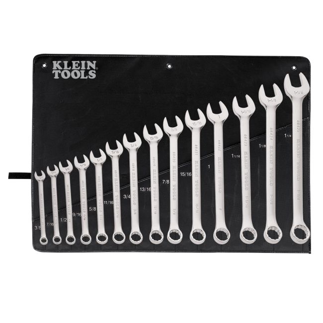 Klein 14Pce Combo Wrench Set Imperial A-68406