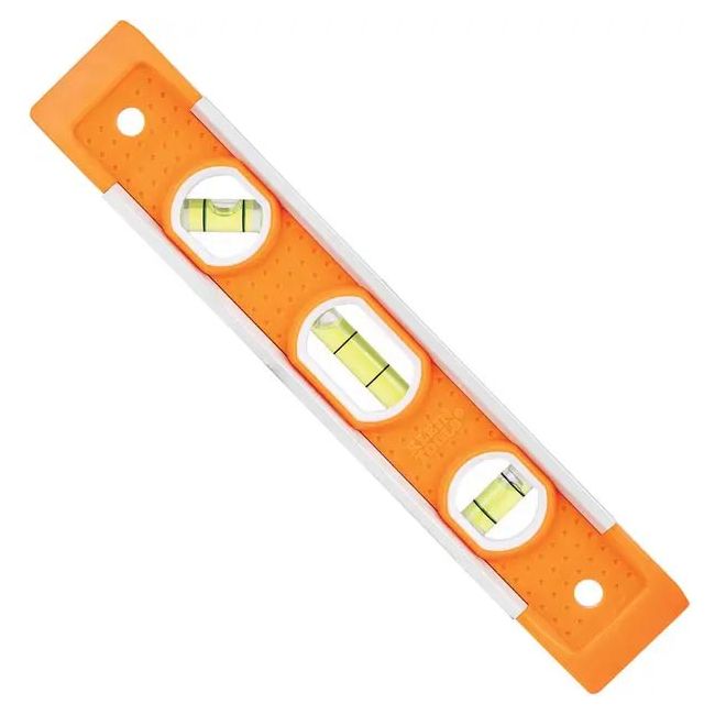 Klein 229mm Torpedo Spirit Level - 3 Vials A-935