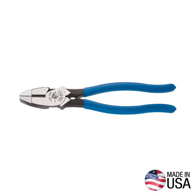 Klein 9In High-Leverage Side-Cutting Pliers Bolt-Threa A-D2000-9NETH
