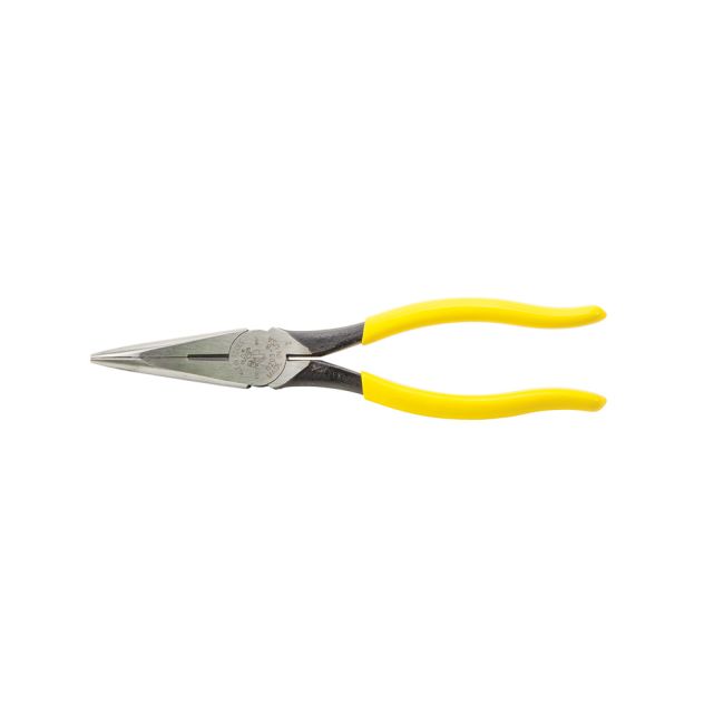 Klein 8In Hd Long Nose Pliers Side Cutting A-D203-8