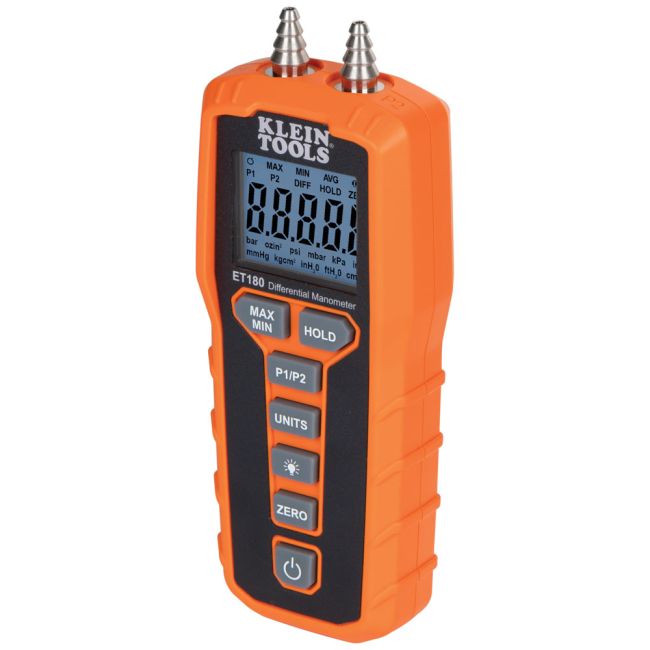 Klein Digital Differential Manometer A-ET180