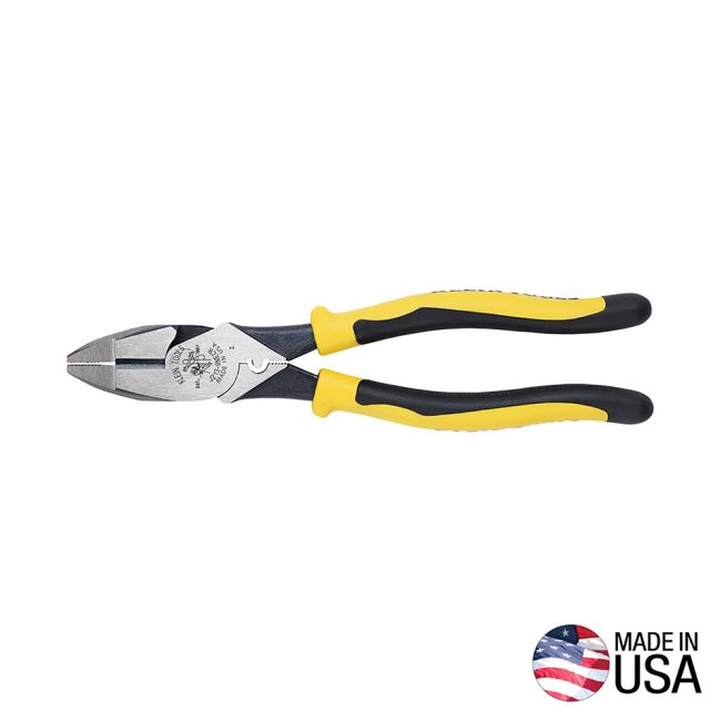 Klein 241mm Journeyman Pliers Connector Crimp Side Cut A-J213-9NECR