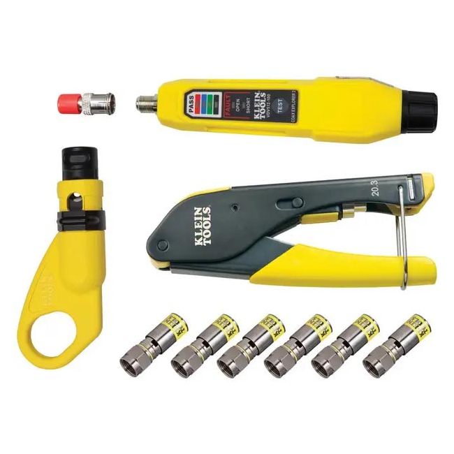 Klein Coax Cable Installation & Test Kit A-VDV002-818