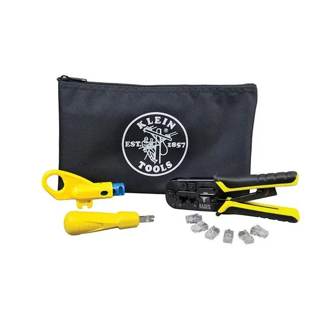 Klein Twisted Pair Installation Kit with Zipper Pouch A-VDV026-212