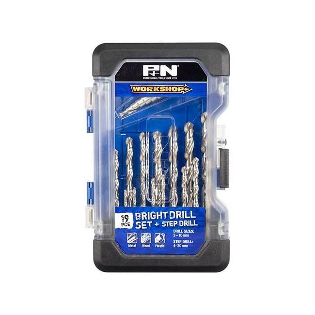 P&N 19 Piece Workshop Bright Drill Set 149060015 