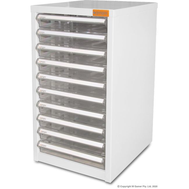 Geiger 10 Drawer A4 Parts Cabinet A4110P