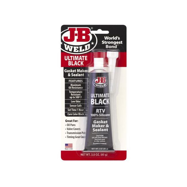 J-B WELD ULTIMATE BLACK GASKET MAKER & SEALANT 3 OZ 32329