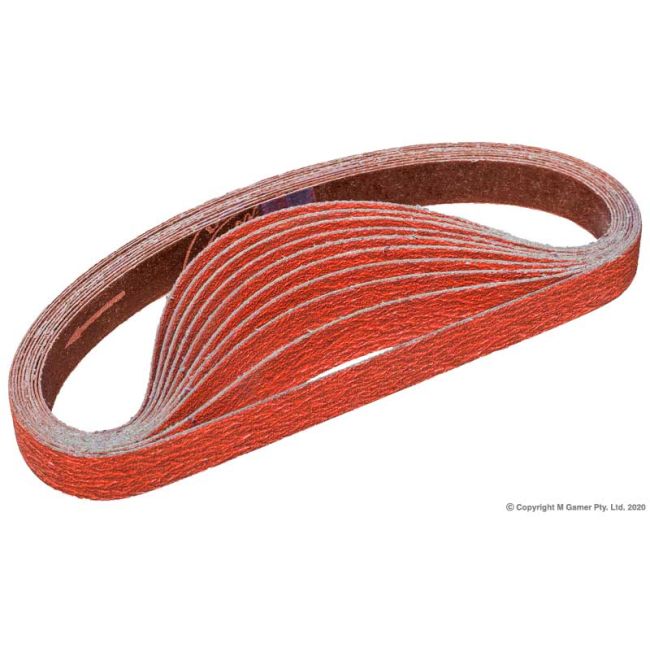 Geiger 20mm x 520mm Ceramic Sanding Belts - 120 Grit AB2800-120CP
