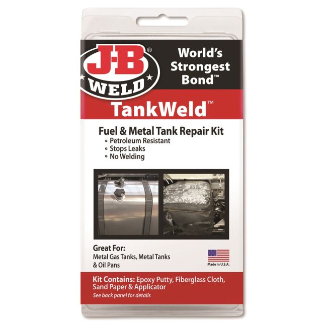 J-B Weld TankWeld Kit Repairs Of Metal And Fuel Storage Containers 2110