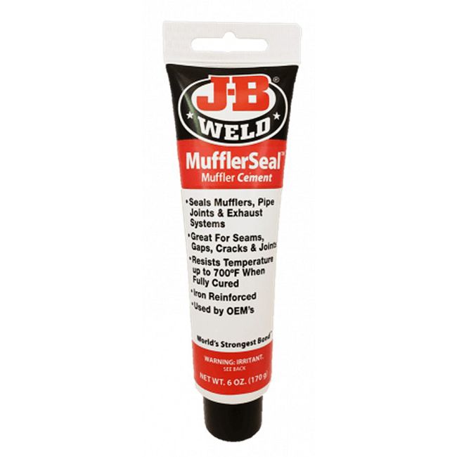 J-B Weld MufflerSeal Muffler Cement 6oz Heat Resistant Up To 455c 37906