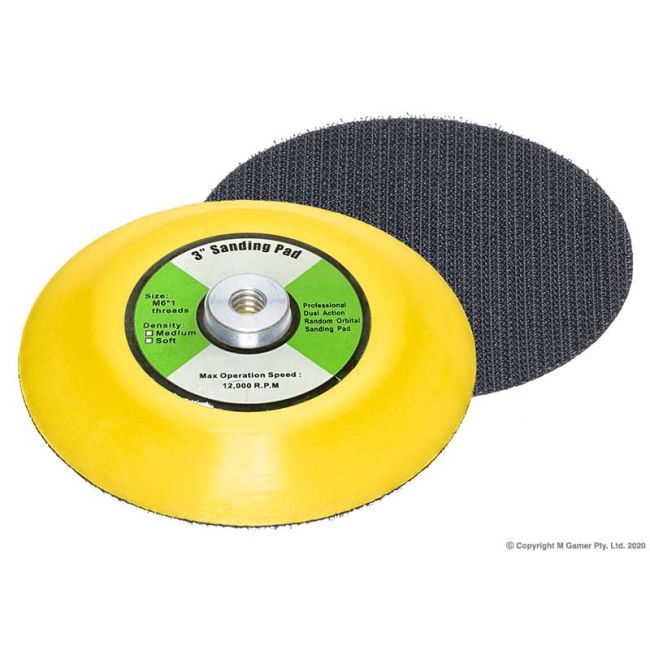 Geiger 3" Velcro Backing Pad ABCH-203-1/4N
