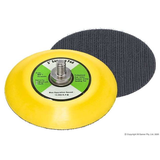 Geiger 3" Velcro Backing Pad ABCH-203-5/16S