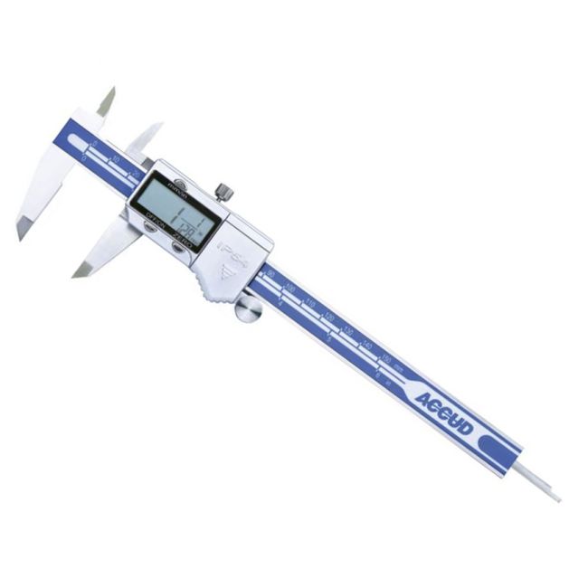 ACCUD Digital Caliper 150mm Fractional Imperial & Metric IP54 AC-113-006-11