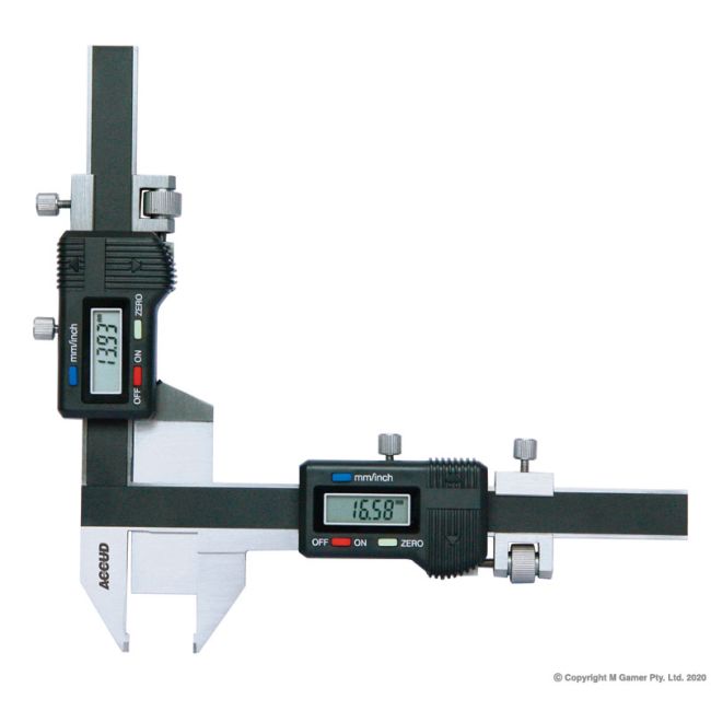 Accud M1-25mm Digital Gear Tooth Caliper AC-156-001-11