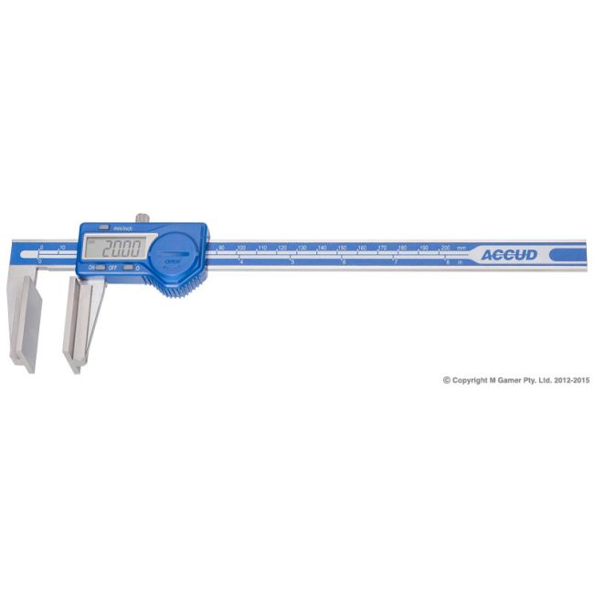 Accud 200mm Digital Caliper with Large Measuring Faces AC-167-008-11