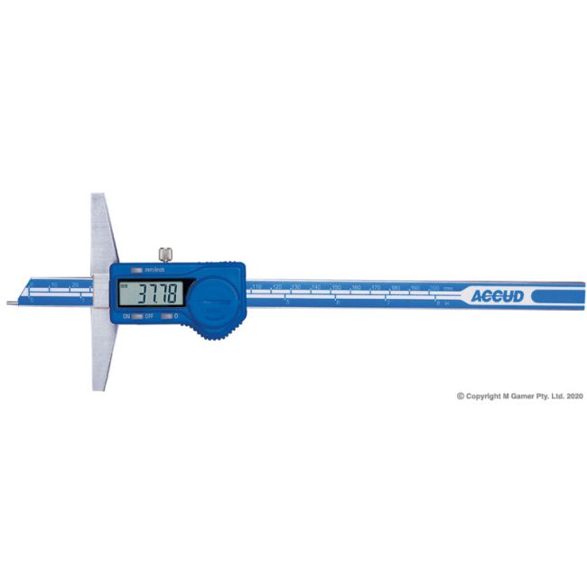 Accud 200mm Digital Pin Depth Vernier AC-172-008-11