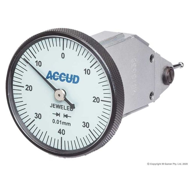 Accud 0.8mm Back Plunger Type Dial Test Indicator AC-264-008-11