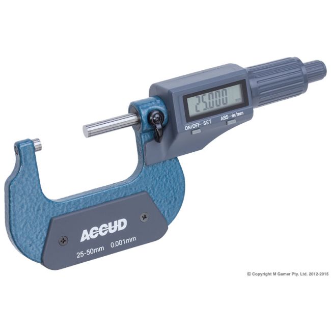 Accud 25-50mm Digital Outside Micrometer AC-312-002-02