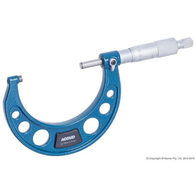 Accud 50-75mm Metric Outside Micrometer AC-321-003-01