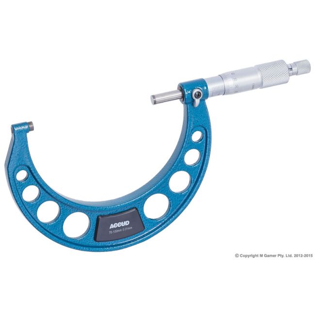 Accud 75-100mm Metric Outside Micrometer AC-321-004-01