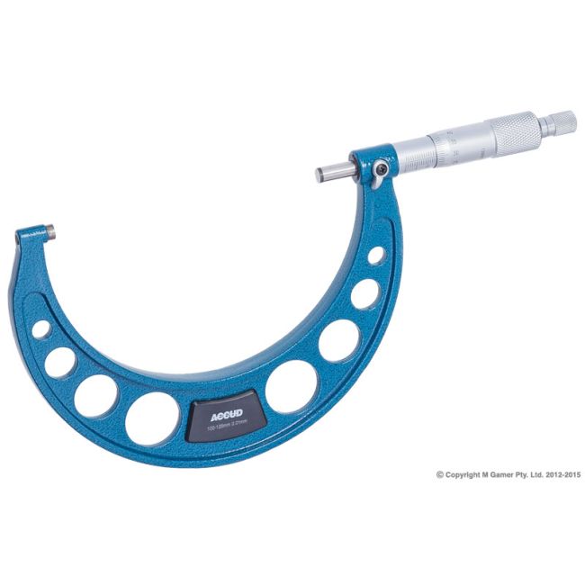 Accud 100-125mm Metric Outside Micrometer AC-321-005-01