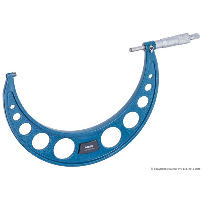 Accud 175-200mm Metric Outside Micrometer AC-321-008-01