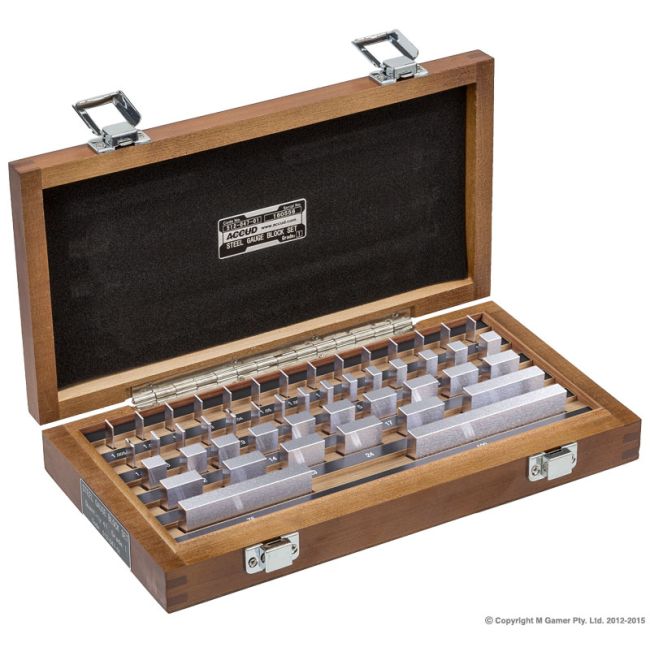Accud 47 Piece Grade 1 Gauge Block Set AC-512-047-01