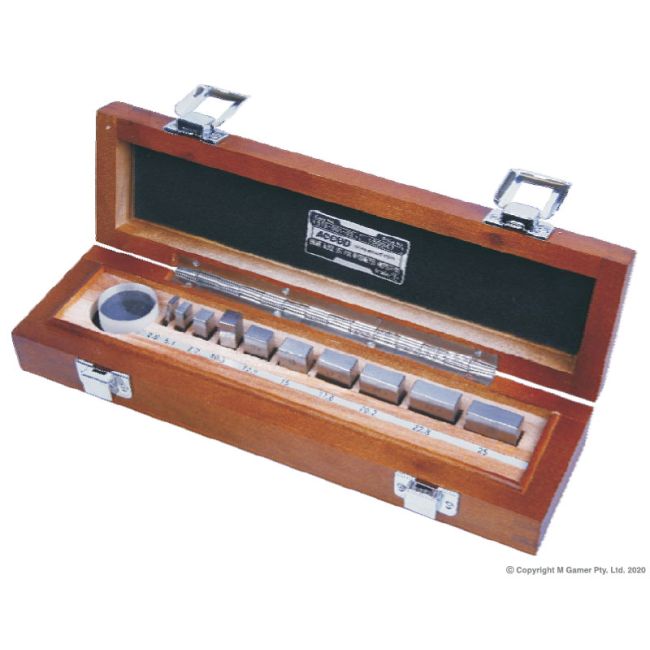 Accud Micrometer Inspection Set - Grade 0 (ISO3650) AC-518-001-03