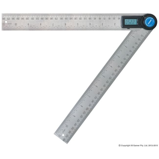 Accud 360° Protractor & 300mm Combination Ruler AC-821-012-01