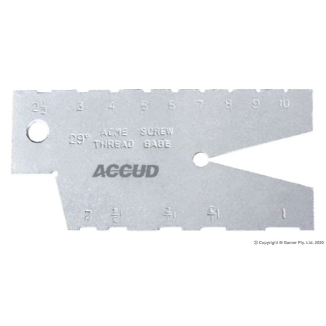 Accud 1 -10 TPI ACME Thread Gauge AC-927-008-01