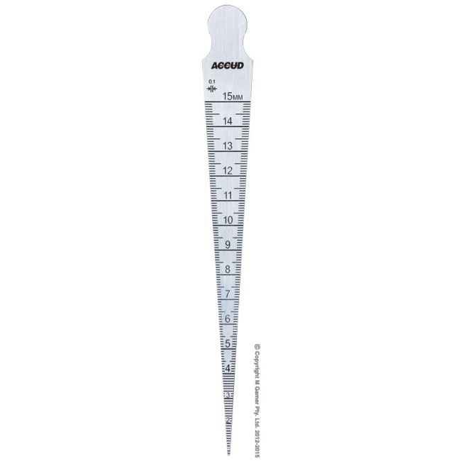 Accud 15mm Taper Gauge AC-962-015-05