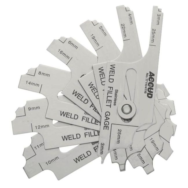 ACCUD Fillet Weld Gauge Accuracy 0.5 mm AC-977-025-01