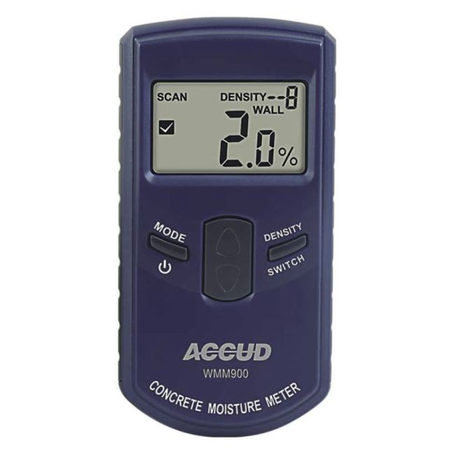 ACCUD Concrete Moisture Meter Resolution 0.5% AC-WMM900