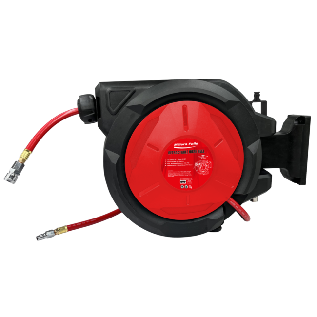 Millers Falls Retractable Air Hose Reel 20 Metre 3/8 Inch ACAHREEL20