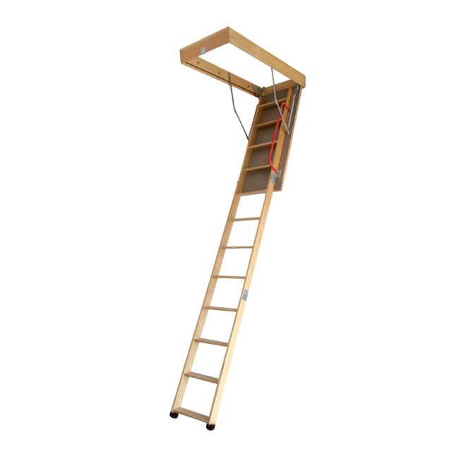 Gorilla 2.1-3.05M 150KG Timber Attic Ladder ALW305