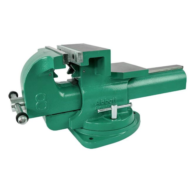 Abbott & Ashby Heavy Duty Bench Vice 200mm With 360º Swivel Base ATBVHD200