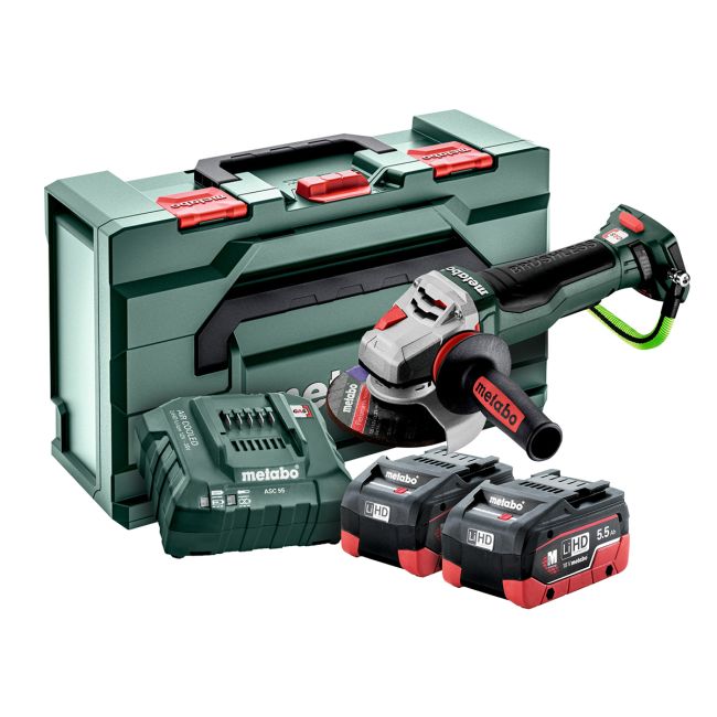 Metabo 18V 5.5Ah Safety Angle Grinder Kit AU60173400