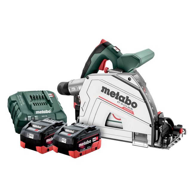 Metabo 18V 5.5Ah Brushless Cordless 66mm Circular Saw Combo Kit KT 18 LTX 66 BL 5.5 K AU60186600