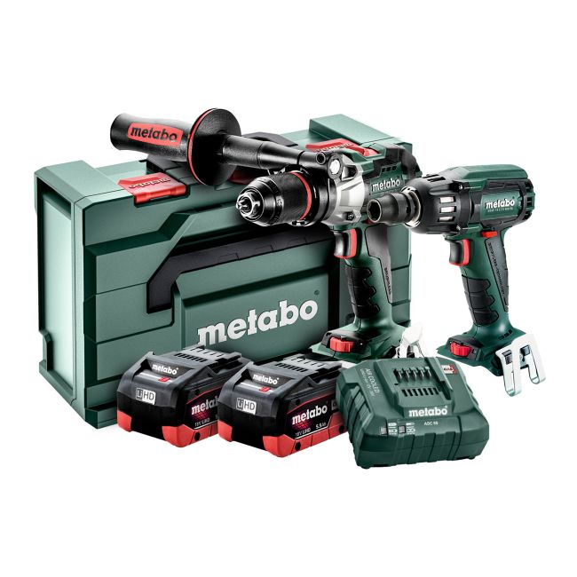 Metabo 18V Hammer Drill & Impact Wrench Kit AU68201055