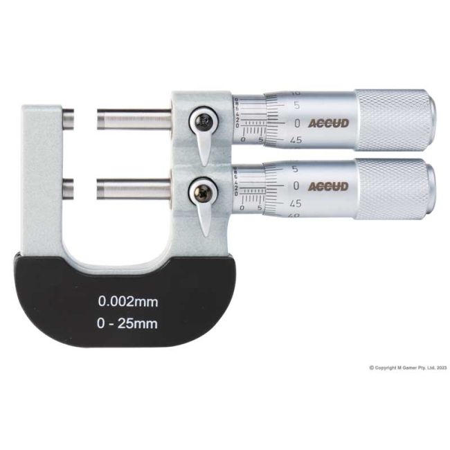 Accud 0-25mm Limit Micrometer AC-335-001-01