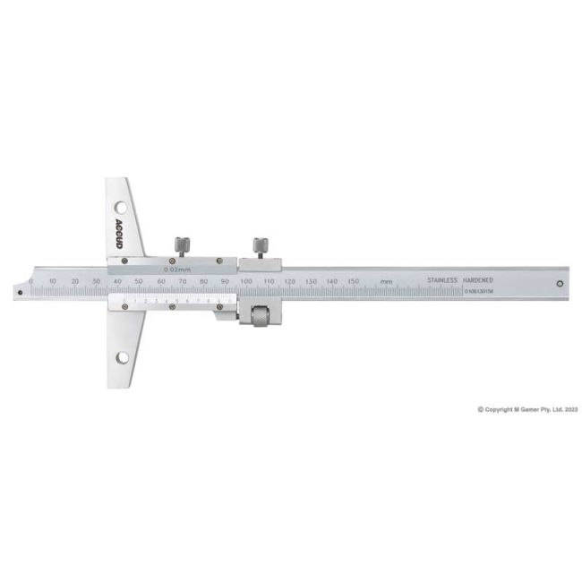 Accud 300mm Vernier Depth Caliper AC-178-012-11