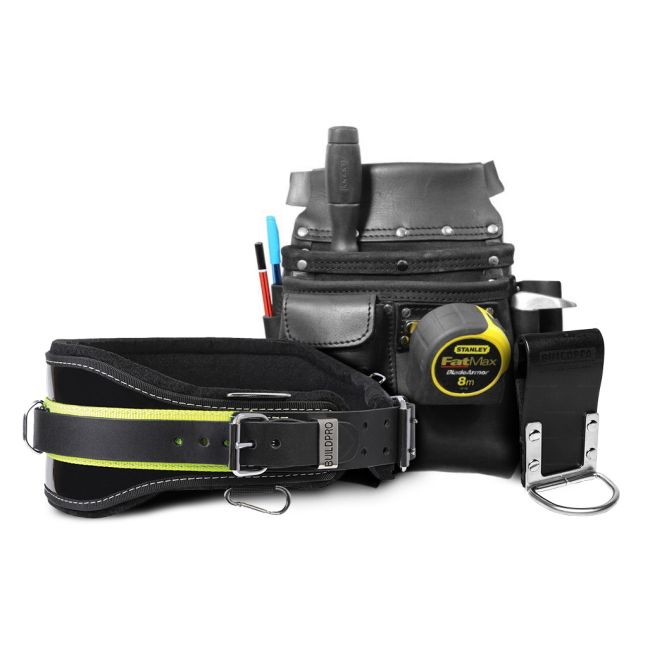 BuildPro BBC32 BackPro Belt Combo 32" 3 Piece Leather LBBUTB32 BBC32