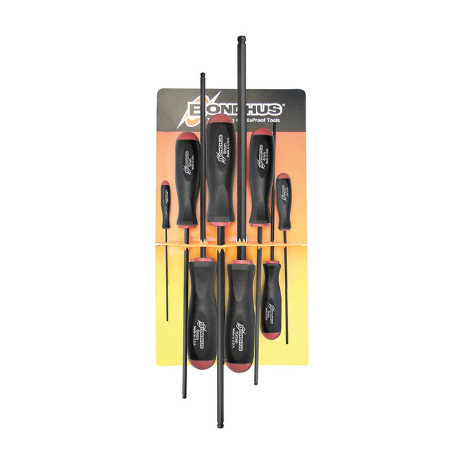 Bondhus 8 PC Ball End Scrdrv Inch Long Irwin Lb BD10733