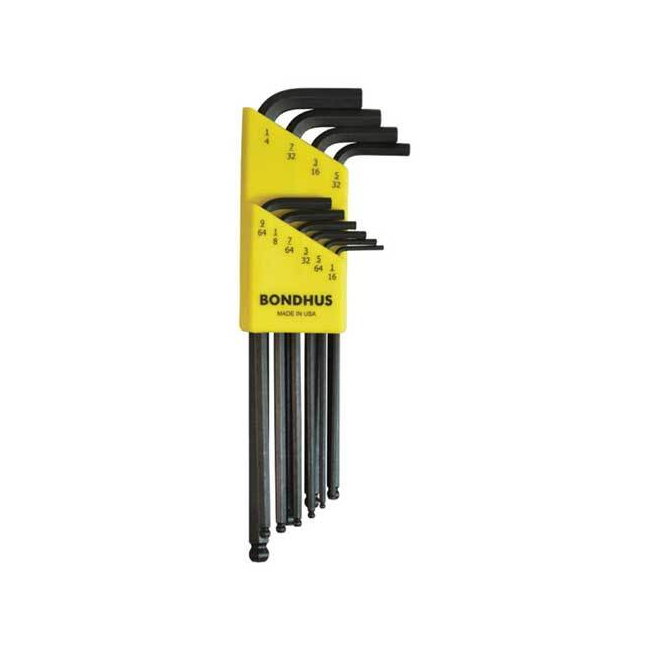 Bondhus 6 PC Hex T-Handle 9" Length 2-6MM BD15348