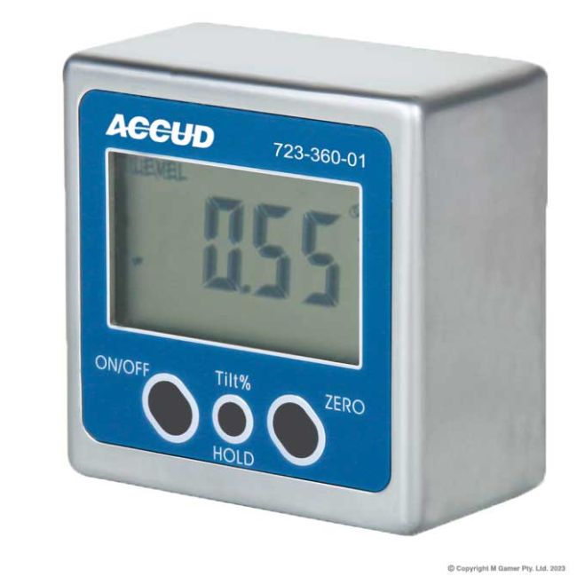 Accud 360º Metal Bodied Digital Level AC-723-360-01
